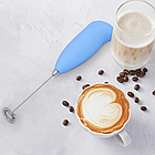 Капучинатор для вершків та молока FUKE coffie mixer, Блакитний / Спінювач молока, фото 3