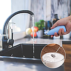 Капучинатор для вершків та молока FUKE coffie mixer, Блакитний / Спінювач молока, фото 6