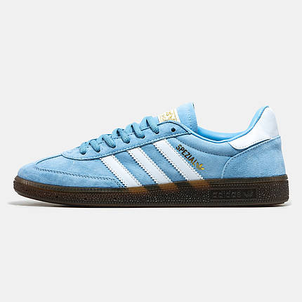 Жіночі Кросівки Adidas Spezial Blue White / Адідас Спешл Блакитні з Білим, фото 1