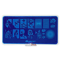 Пластина для стемпінгу Global Fashion №90