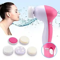 Масажер для обличчя Beauty Care Massager 5 в 1, Масажер для чищення обличчя й тіла