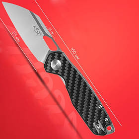 Універсальний складаний ніж Firebird FH924-CF чорне тиснення. Для туризму полювання й риболовлі