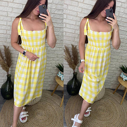 Комфортний жіночий сарафан, тканина "Штапель" 44, 46, 48 розмір 44, фото 2