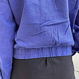 Джинсова жіноча куртка фіолет Туреччина, фото 6