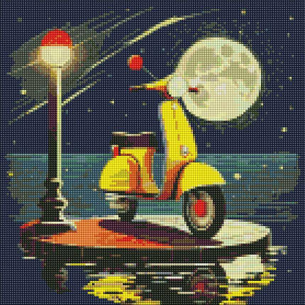 AMO7516 Діамантова мозаїка на підрамнику Чудовий сон, 40х40 см, фото 1