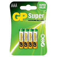 Батарейка LR03 P Super Alkaline AAA (термін 2033рік), 1уп-4шт