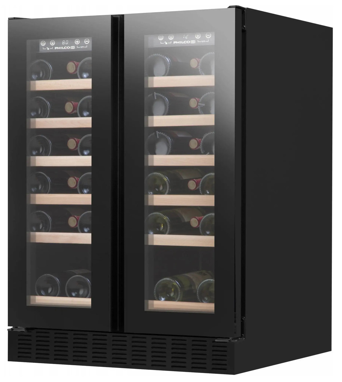 Philco Холодильник для вина, 82x59x57, холод.відд.-116л, зон - 2, бут-38, диспл, підсвітка, чорний  Baumar - Знак Якості