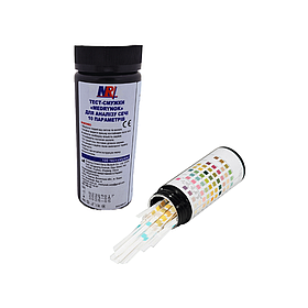 Тест-смужки «MEDRYNOK» для аналізу сечі 10 параметрів 100шт/уп