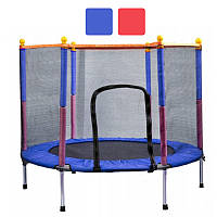 Батут Atleto 140 см із захисною сіткою KRB01 дитячий спортивний для дітей B_1924