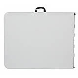 Стіл розкладний туристичний Bonro XZ 180 см білий для пікніка B_1925, фото 5