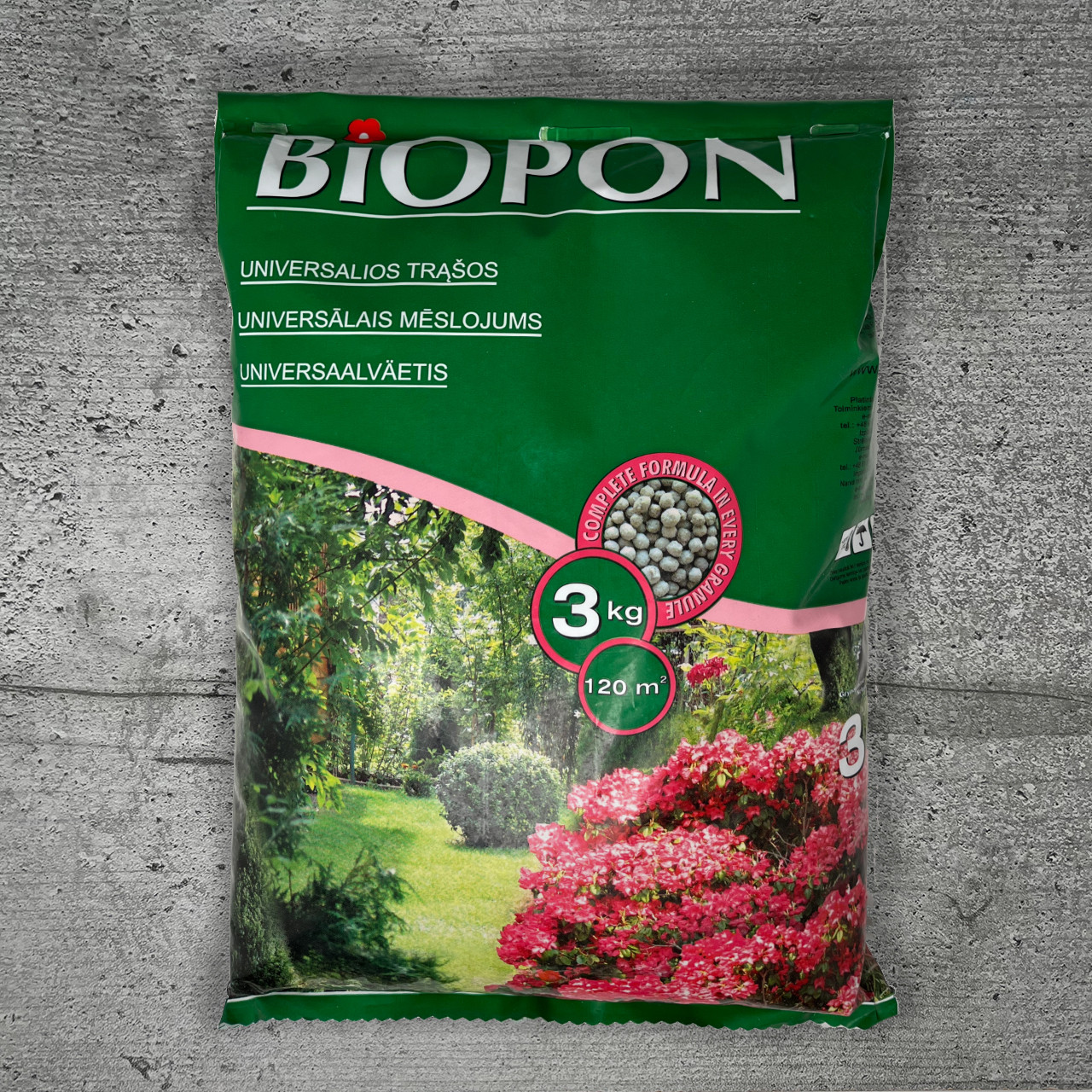 Добриво Biopon універсальне гранули 3 кг