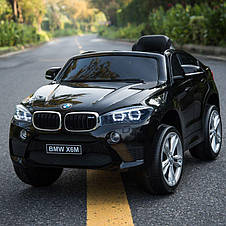 Дитячий електромобіль джип BMW X6M JJ2199EBLR-2 (MP3, SD карта, USB, мотори 2x35W, акум.2x6V7AH), фото 4