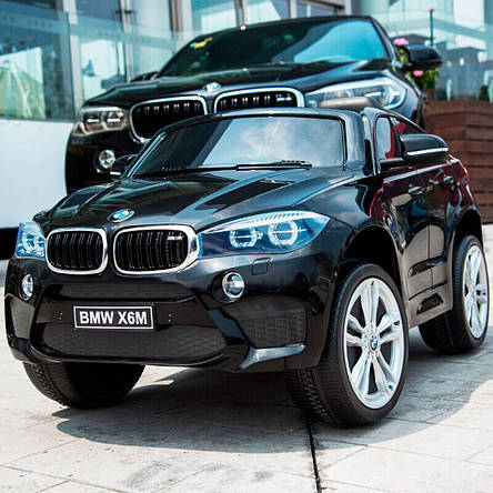 Дитячий електромобіль джип BMW X6M JJ2199EBLR-2 (MP3, SD карта, USB, мотори 2x35W, акум.2x6V7AH), фото 1