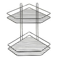Полка в ванную угловая STENSON 20.5 х 20.5 х 33.3 см (MH-1981) B_1955