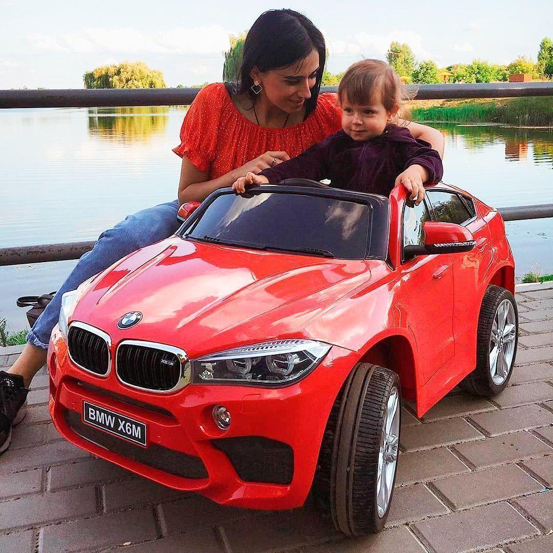 Дитячий електромобіль джип BMW X6M JJ2199EBLR-3 (MP3, SD карта, USB, мотори 2x35W, акум.2x6V7AH)