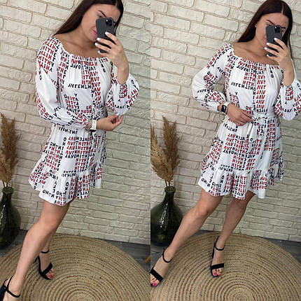 Легка жіноча сукня, тканина "Софт" 42, 44, 46, 48 розмір 42, фото 2