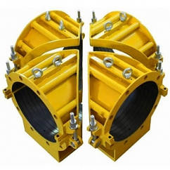 Nowatech ZHSN-315 комплект затискачів та вкладишів 2x90 для виготовлення хрестовин ДН 90-315 мм набір для зварювання трійників