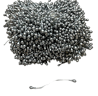 Тычинка (нить), цвет-серебро, ( 90-100 шт)