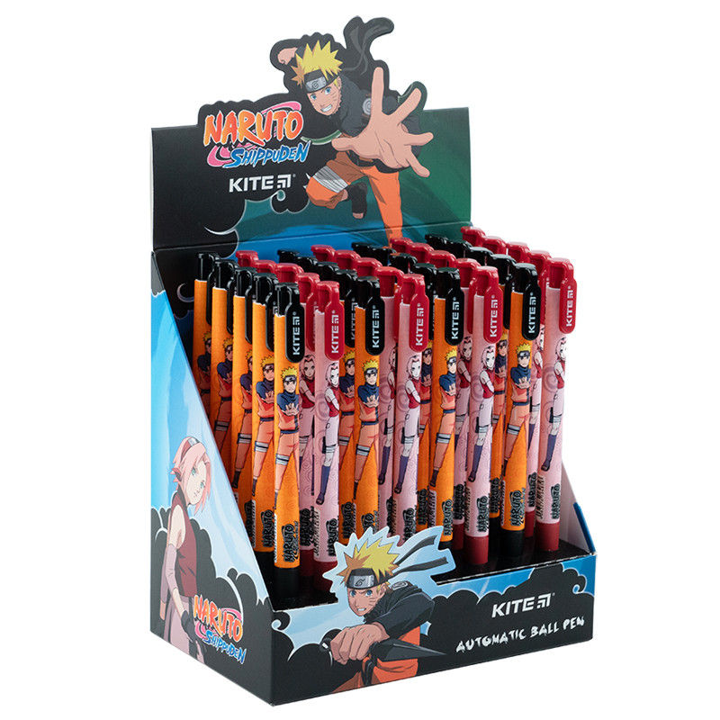 Ручка кулькова автоматична синя Kite NR NR23-363  //12шт/уп, фото 1