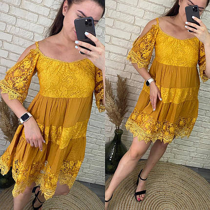 Легка жіноча сукня, тканина "Віскоза" 42, 44, 46, 48 розмір 42, фото 2