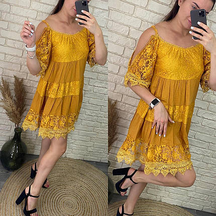 Легка жіноча сукня, тканина "Віскоза" 42, 44, 46, 48 розмір 42, фото 1