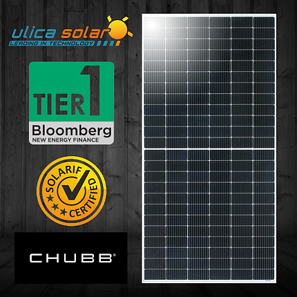 Фотоелектричний модуль Ulica Solar UL-550M-144 Perc, mono, фото 3
