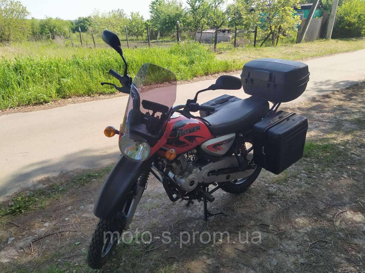 Вітрове скло Bajaj Boxer 2014-2022 димка