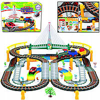Детская железная дорога 2 в 1 "Mini Cartoon" 192 ел.