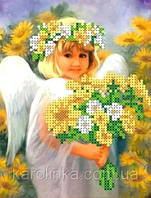 Сонячний ангел НАБІР ДЛЯ ВИШИВКИ ЧеШСКИМ БІСЕРОМ для дітей ПОЧТИ ІДЕАЛЬНИЙ
