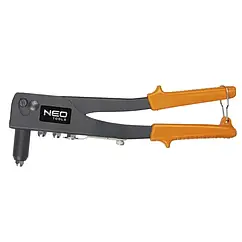 Заклепочник NEO Tools (для алюмінієвих і сталевих заклепок 2.4-4.8 мм) (18-101)