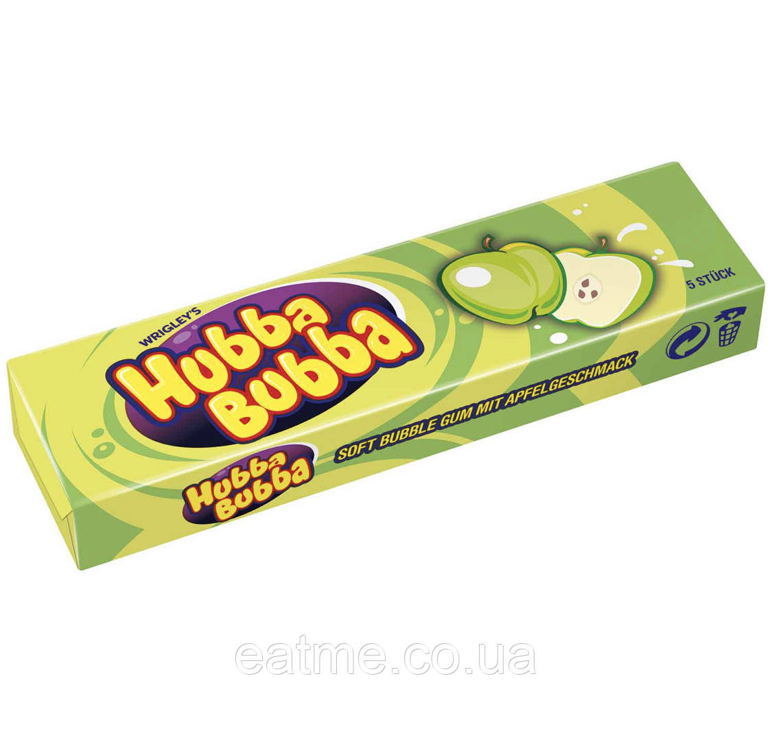 Hubba Bubba Apple Яблуко 5шт 35g