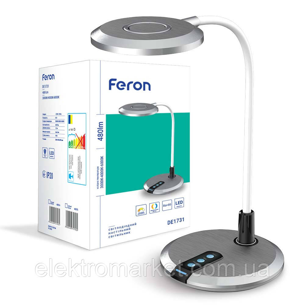 Настольный світлодіодний светильник Feron DE1731, фото 1