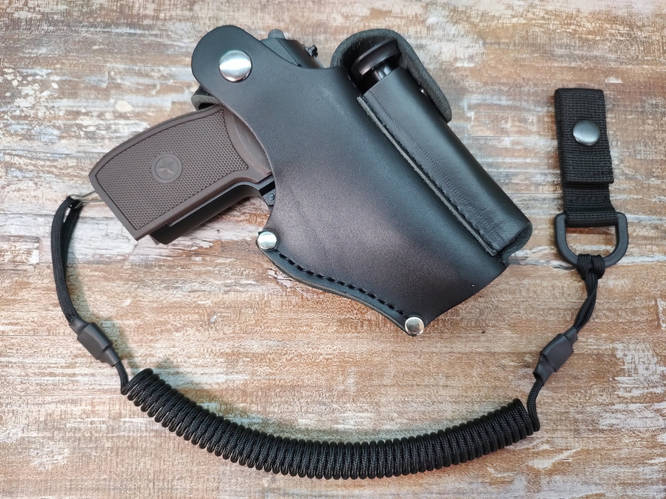Купити Кобура для ПМ + тренчик на пояс, поясна кабура з чохлом для ...