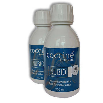 Фарба Біла професійна для натуральної шкіри Coccine NUBIO Кочине Польща, 200 мл, фото 1