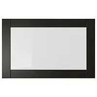 IKEA SINDVIK(402.963.11), Стеклянные двери, черно-коричневый / прозрачное стекло