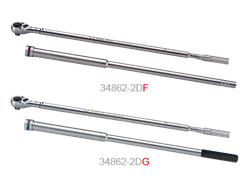 Ключ динамометричний 1" 300-1500 NM подвійна установка (гумова ручка) KING TONY 34862-2DG (Тайвань)