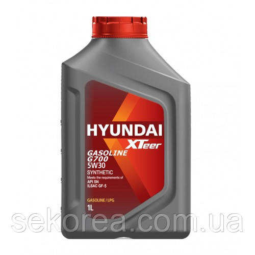 HYUNDAI XTeer G700 Gasoline LPG 5W-30 SN/GF-6 1л 1011135 1041135