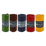 Плед флісовий Saffran 130х160 колір гірчичний- яскравий та стильний плед із флісу, фото 5