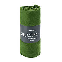Плед Saffran флісовий 130х160 колір зелений- ніжний та м'який плед із флісу