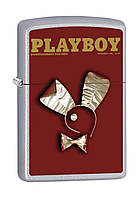 Оригинальная зажигалка Zippo в стиле Playboy красного цвета