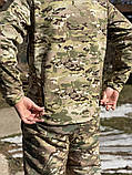 Демісезонна тактична куртка Multicam softshell розмір 46-48 (20375) Куртка Мультикам розмір М, фото 6
