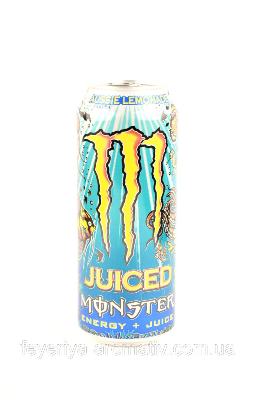 Газований енергетичний напій Monster Energy Aussie Lemonade 500 мл Великобританія