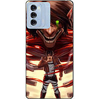 Силіконовий бампер чохол для ZTE Blade V40 з малюнком Attack on Titan