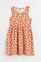 Платье для девочки коричневое леопардовый принт H&M 98/104см
