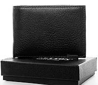 Мужской кожаный кошелек с зажимом BRETTON 168-24C черный науральная кожа