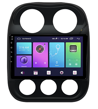 Магнітола для Cherokee Compass Patriot 2011-2016  на Android | Сенсорний екран, GPS, Bluetooth, камера