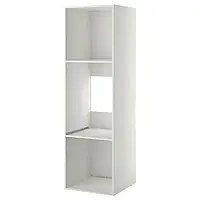 IKEA METOD(902.135.68), высокий шкаф для холодильника/плиты, белый