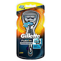 Станок для бритья мужской Gillette Fusion ProShield Flexball с 2 сменными кассетами Бритва Джиллет Фьюжн