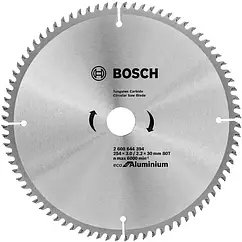 Пиляльний диск Bosch ECO AL (254х30х80Т) (2608644394)