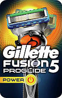 Бритвенный станок Gillette Fusion Power с 1 сменным картриджем Бритва Джиллет Фьюжн